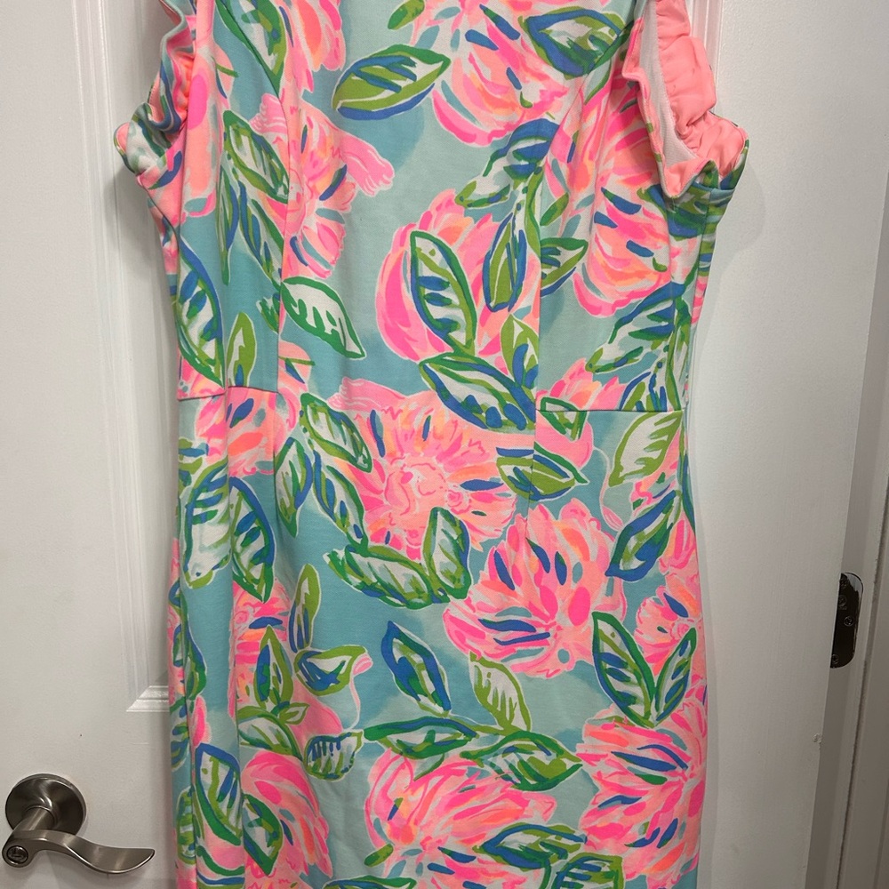 Lilly Pulitzer Carmelisa Shift Dress Totally Blossom Size 12